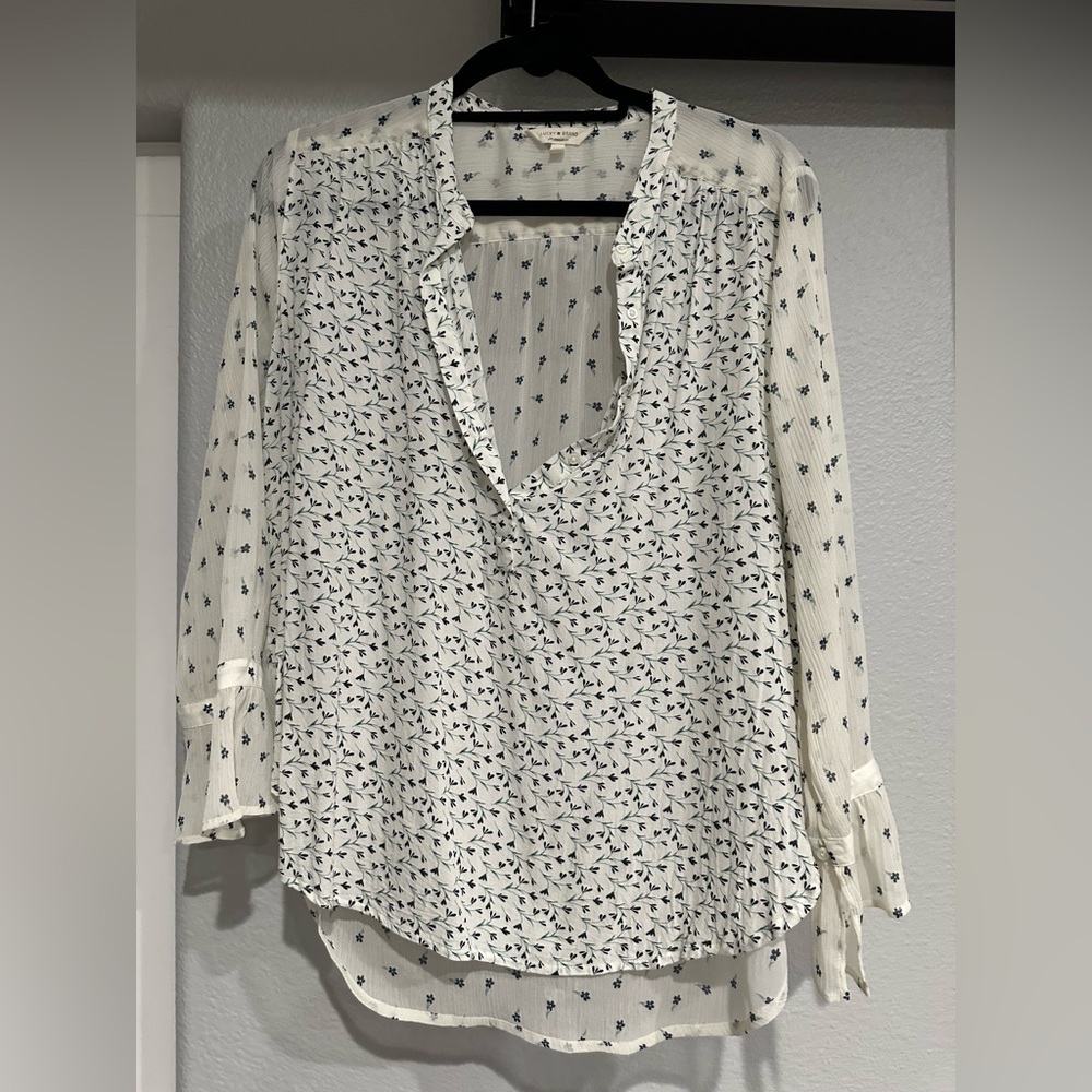 Lucky Brand Blouse Size Medium